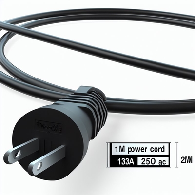 UK 3-Pin Extension Cord 1M 13A 250V AC Power Cable