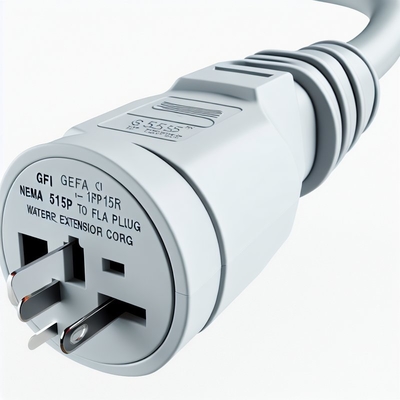 GFCI NEMA 5-15P to 5-15R Waterproof Extension Cord IP53