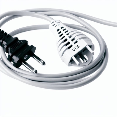 EU Plug Salt Lamp Power Cord with Foot Switch 10A Black