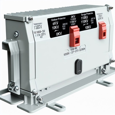 Outdoor SPD Surge Protector 110V-277V 10KV IP54 Copper