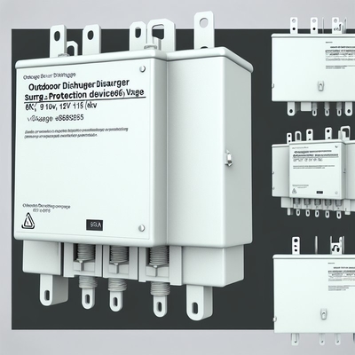 Outdoor SPD Surge Protector 110V-277V 10KV IP54 Copper