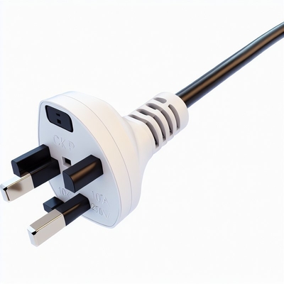 UK Plug to IEC C7 Power Cord 250V 10A PVC Jacket