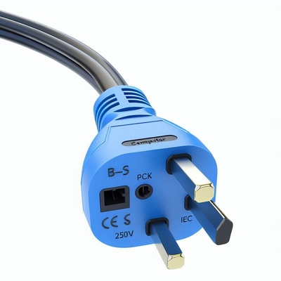 UK Plug to IEC C7 Power Cord 250V 10A PVC Jacket