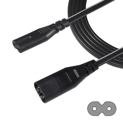 IEC C7 to C8 Power Extension Cable for TV DVD Laptop PS2