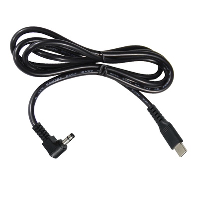 USB-C to DC 20V Power Cable with 5.5x2.5mm Right-Angle Connector