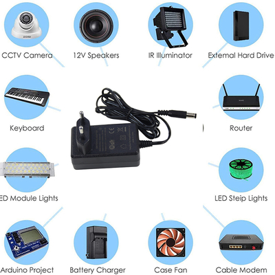 12W 1A EU DC Power Adapter 12V 1A AC-DC Converter