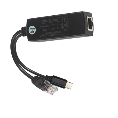 PoE Splitter with USB-C Output for Non-PoE Devices