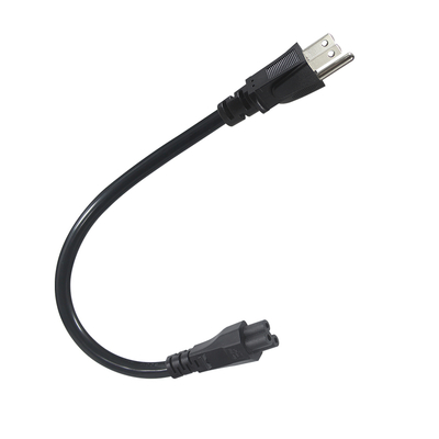 JIS C 8303 to IEC C5 Power Cord 125V 10A for Laptops