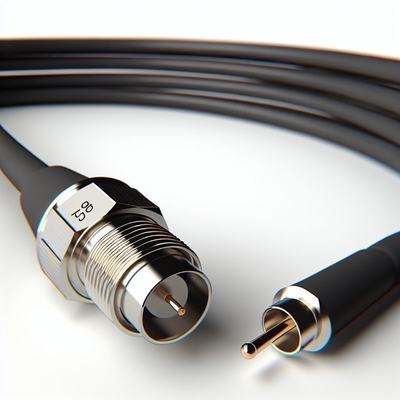 MCX Male to MCX Male Right-Angle Coaxial Cable 50 Ohm RG316