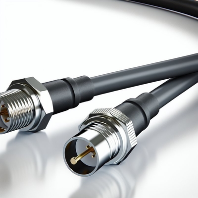 MCX Male to MCX Male Right-Angle Coaxial Cable 50 Ohm RG316