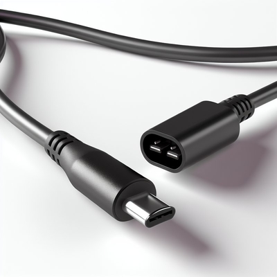 USB-C to DC 20V Power Cable with 5.5x2.5mm Right-Angle Connector