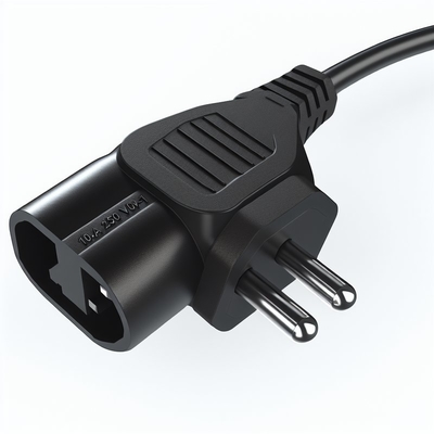 IEC C14 to Schuko Female Power Adapter Cable 10A 250V H05VV-F