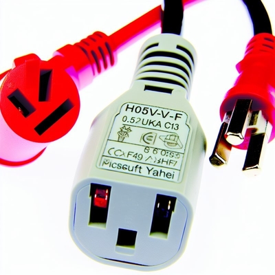 H05VV-F 0.75mm² UK to C13 Power Cord with 5A Fuse