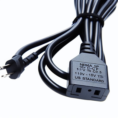 NEMA 5-15P to C5 Power Cord 110V for Laptop 125V US Standard