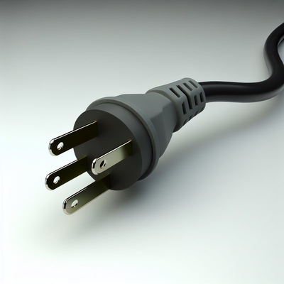 18AWG 3-Prong Pigtail Power Cord for Appliances and Tools