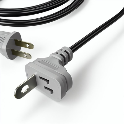 Grounded 3-Prong Power Extension Cord for Computers and Appliances