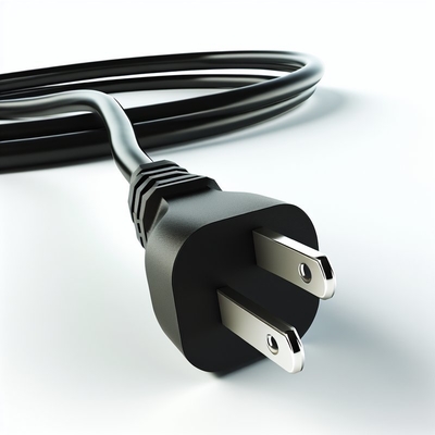 Grounded 3-Prong Power Extension Cord for Computers and Appliances