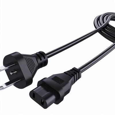 JIS C 8303 to IEC C5 Power Cord 125V 10A for Laptops