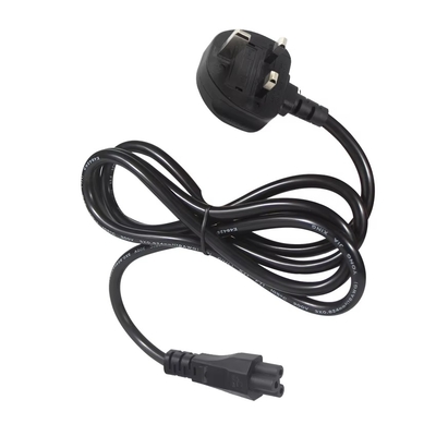 UK BS 1363 to IEC C5 Power Cord 250V 2.5A for Laptop Adapter