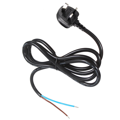 15A 125V NEMA 5-15P Power Cord with Stripped Tinned Ends