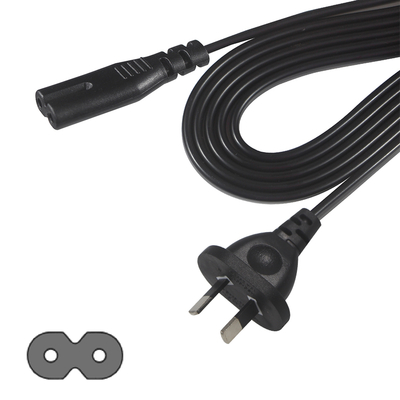 AU Plug to C7 Power Cord 2 Core 1.8M 240V for Electronics