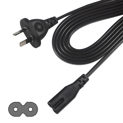 AU Plug to C7 Power Cord 2 Core 1.8M 240V for Electronics