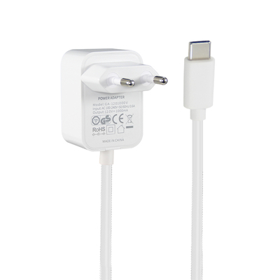 12V 1A EU USB-C Power Adapter with 1m Cable
