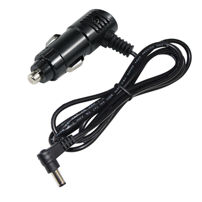 12V 3A Angled Cigarette Lighter Plug to DC 2.1mm Power Cable