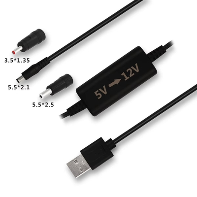 USB to 9V DC Converter Cable Step up Power Supply Cord USB 5V to 9V Voltage Boost Cable for Router Speaker Modem Camera