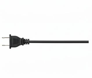 NEMA 1-15P Power Cord with Stripped Wire Ends, 2-Prong AC Extension Cable for Desk Lamp, Fan, Radio Manufacturers, Repair Shops