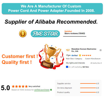 1.0mm² 250V Twist-Locking AC Power Cable for Professional Lighting and Sound Equipment