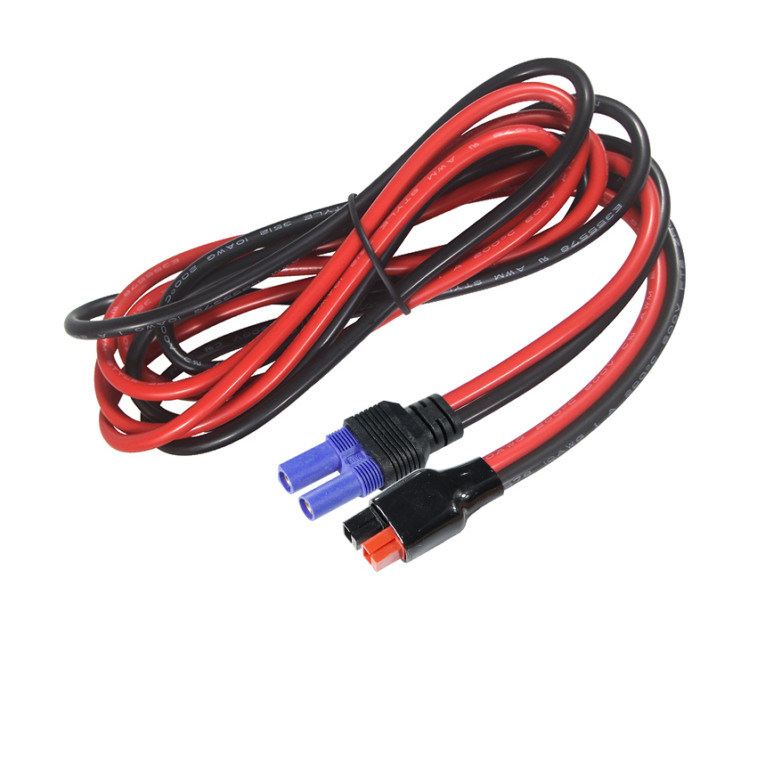EC5 to 2P Rectangular DC Connector Cable Power Wire for LiFePO4 Battery ...