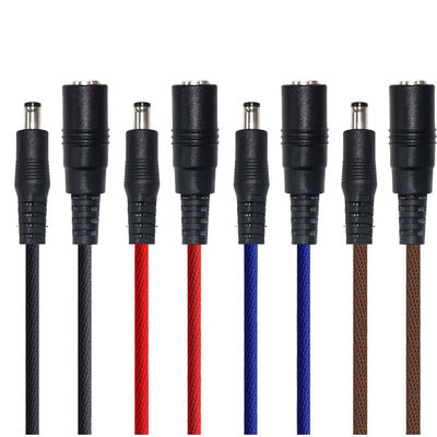 20AWG DC Power 5525 DC Plug Extension Cable Male To Female 5.5mm*2.5mm