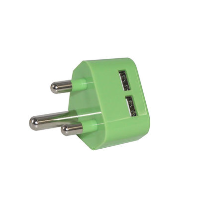 5V 2.1A USB Power Adapter for Mobile Phones with South African India Plug