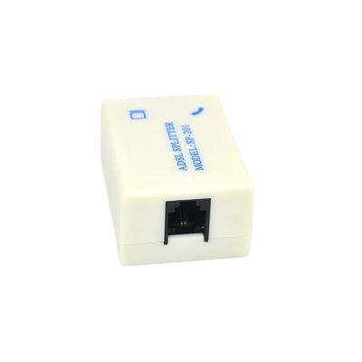 Telephone Splitter Adapter CE ROHS Certified for ADSL Connection using RJ11 6P2C Port