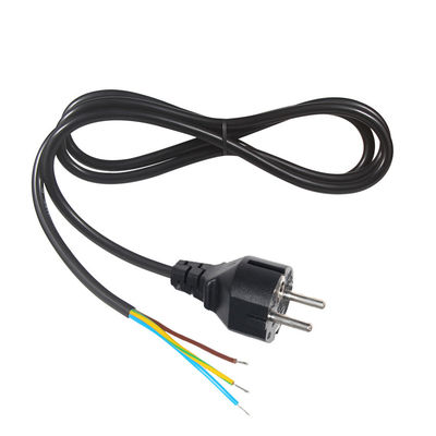 European 3 Pin Vde 220V Schuko Cee 77 Eu Ac Cord To Power Strip