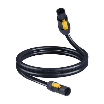 Outdoor 20A Waterproof Power Cord 14AWG PowerCon True1 Male To Female For Stage Light,eutrik SAC3MX to SAC3FX Power Cable | 32A 3-Phase Locking Connector