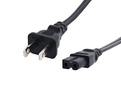 6 FT C7 Standard Laptop Power Cord Polarized for Smooth Operation