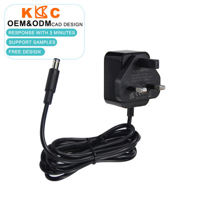 12V DC Power Adapter with UK 3-Pin Plug for CCTV, LED Lights Systems 1A 2A 3A dc 5.5x2.1mm Wall Plug Power Supply