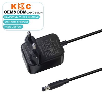 6V 1A DC Power Adapter with EU Plug European Standard Wall Adapter Power Supply VDE Certified for Security Systems